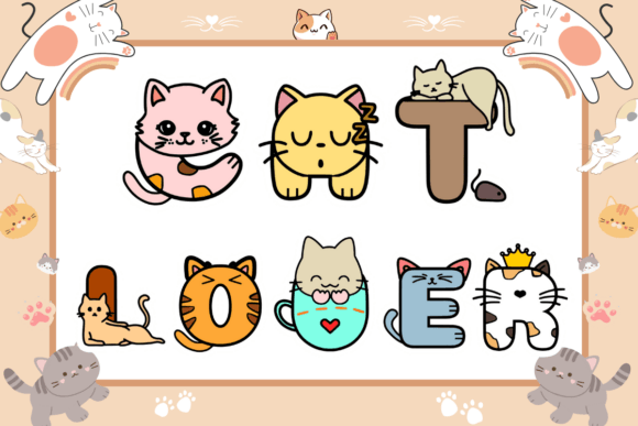 Cat Lover: A Playful Typeface for Feline Fanatics