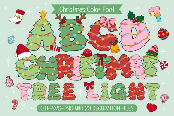 Christmas Tree Light: A Font That Captures Holiday Magic