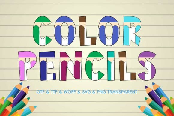 Color Pencils: A Playful Font for Creative Projects