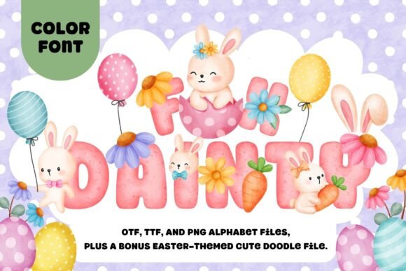 Fox Dainty: A Sweet, Hand-Drawn Typeface for Spring Projects
