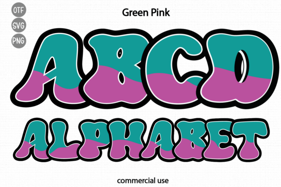 Green Pink: A Vibrant Graffiti Font for Bold Designs