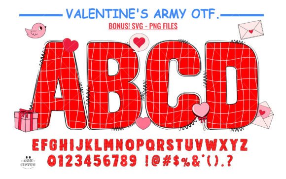 Love Valentine's Table: A Romantic Doodle Typeface
