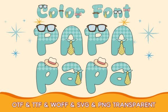 Papa Papa: The Color Font for Vibrant Designs