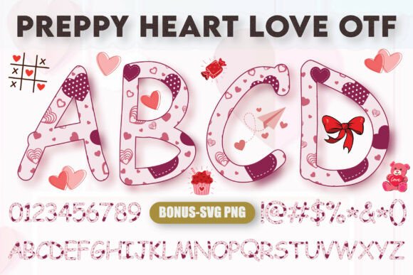 Preppy Heart Love: Crafting Trendy & Romantic Designs