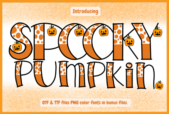 Spooky Pumpkin: The Friendly Font for Every Creative Project