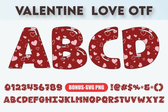 Valentine Love: Sweet Typography for Romantic Projects